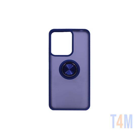 Case with Support Ring for Xiaomi Redmi 13C/Poco C65 Smoked Blue